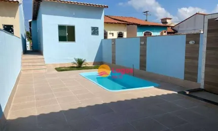 Casa a 1 Quadra da Praia de Cordeirinho à venda, 110 m² por R$ 470.000 - Cordeirinho - Maricá/RJ