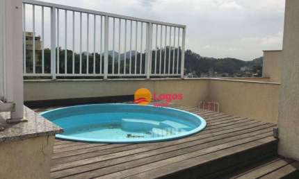 Cobertura com 2 dormitórios à venda, 141 m² por R$ 620.000,00 - Santa Rosa - Niterói/RJ