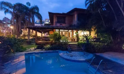 Casa com 5 dormitórios à venda, 380 m² por r$ 5.700.000,00 - camboinhas - niterói/rj