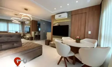 Amplo apartamento com 1 dormitório próximo ao mar em tramandaí
