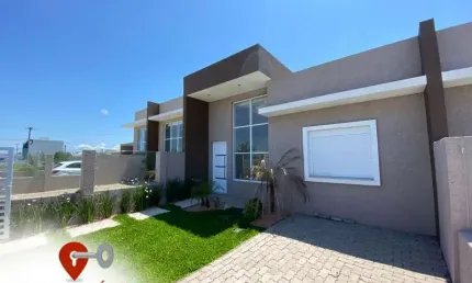 Casa geminada de 02 dormitórios sendo 01 suite em imbé