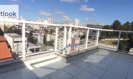 Cobertura com 3 dormitórios à venda, 90 m² por R$ 420.000,00 - Centro - Diadema/SP