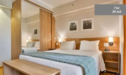 Apartamento Flat mobiliado à venda Vilaboin - Hotel Transamérica - Jardim Califórnia - Ribeirão Preto/SP