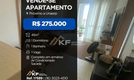 Apartamento à venda no jardim iguatemi - ribeirão preto / sp