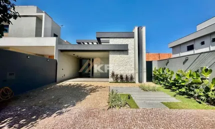 Casa nova decorada em Condomínio à venda 3 Quartos suítes - Piscina - R$1.290.000 -  San Marco- Ribeirão Preto