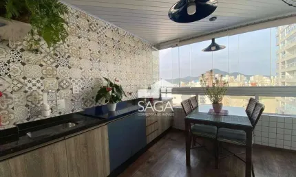Apartamento com 3 dormitórios à venda, 102 m² por R$ 850.000,00 - Vila Guilhermina - Praia Grande/SP