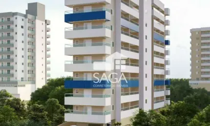 Apartamento com 1 dormitório à venda, 40 m² por r$ 298.700,00 - vila guilhermina - praia grande/sp