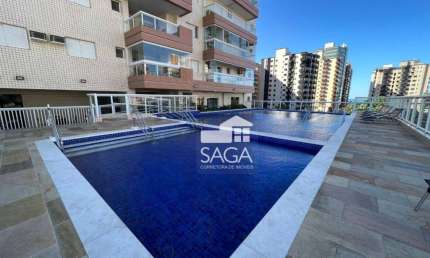 Apartamento com 3 dormitórios à venda, 122 m² por R$ 890.000,00 - Vila Guilhermina - Praia Grande/SP