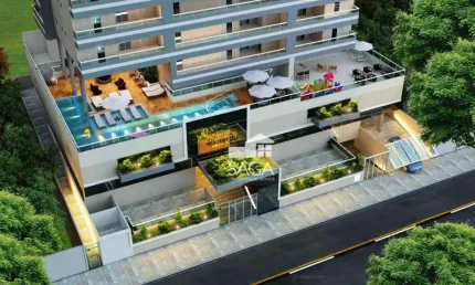 Apartamento com 2 dormitórios à venda, 101 m² por R$ 926.771,67 - Canto do Forte - Praia Grande/SP