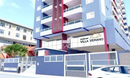 Apenas r$37.150,00 de entrada! apartamento com 2 dormitórios à venda, 66 m² por r$ 495.370 - vila guilhermina - praia grande/sp