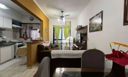 Apartamento com 2 dormitórios à venda, 62 m² por r$ 320.000,00 - vila guilhermina - praia grande/sp
