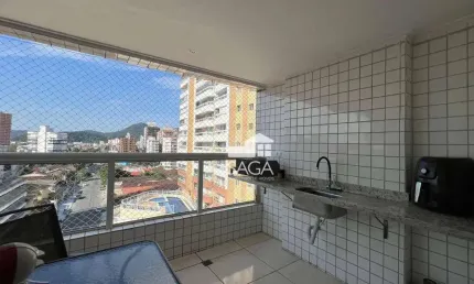 Apartamento com 2 dormitórios à venda, 80 m² por r$ 670.000,00 - vila guilhermina - praia grande/sp