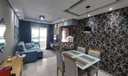 Apartamento com 2 dormitórios à venda, 78 m² por R$ 495.000,00 - Vila Guilhermina - Praia Grande/SP