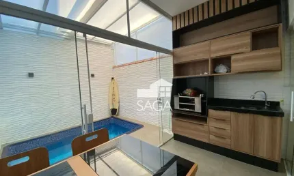 Casa com 3 dormitórios à venda, 125 m² por R$ 899.000,00 - Vila Assunção - Praia Grande/SP
