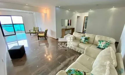 Apartamento com 3 dormitórios à venda, 187 m² por r$ 1.550.000,00 - canto do forte - praia grande/sp