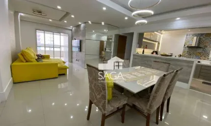 Apartamento com 4 dormitórios à venda, 156 m² por R$ 1.890.000,00 - Vila Guilhermina - Praia Grande/SP