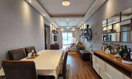 Apartamento com 2 dormitórios à venda, 80 m² por r$ 639.000,00 - canto do forte - praia grande/sp
