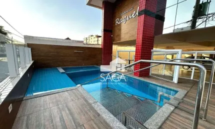 Apartamento com 2 dormitórios à venda, 73 m² por R$ 450.000,00 - Aviação - Praia Grande/SP