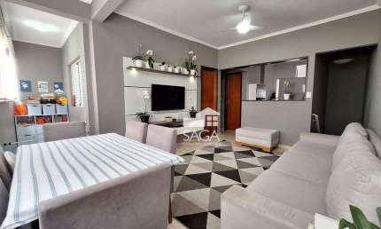 Casa Sobreposta em Condomínio Fechado com 2 dormitórios à venda, 70 m² por R$ 320.000 - Tude Bastos (Sítio do Campo) - Praia Grande/SP