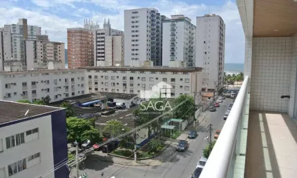 Apartamento com 3 dormitórios à venda, 118 m² por R$ 830.000,00 - Vila Guilhermina - Praia Grande/SP