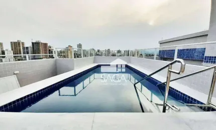 Apartamento com 2 dormitórios à venda, 60 m² por R$ 420.000,00 - Vila Guilhermina - Praia Grande/SP