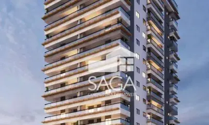 Apenas 136 mil de Entrada! Apartamento com 3 dormitórios à venda, 115 m² por R$ 911.261 - Boqueirão - Praia Grande/SP
