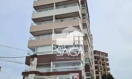 Apartamento com 2 dormitórios à venda, 62 m² por R$ 370.000,00 - Caiçara - Praia Grande/SP