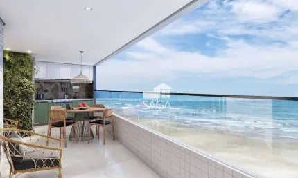 Apenas 56.800 de entrada ( Parcela Mensal e Anual sem Correção)Apartamento com 2 dormitórios à venda, 96 m² por R$ 710.000 - Solemar - Praia Grande/SP