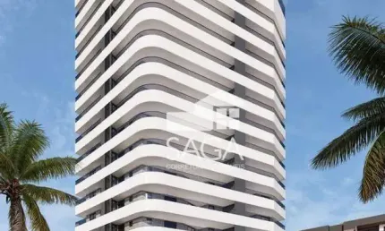 Apenas 30.400 de Entrada (Parcela Mensal e Anual sem Correção)Apartamento com 1 dormitório à venda, 47 m² por R$ 380.000 - Solemar - Praia Grande/SP