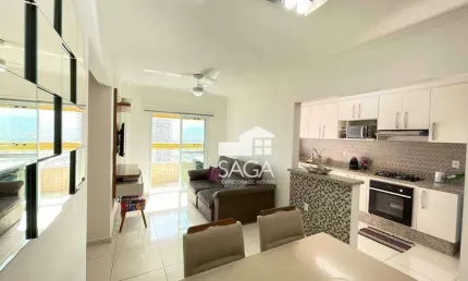 Apartamento com 1 dormitório à venda, 51 m² por R$ 355.000,00 - Caiçara - Praia Grande/SP