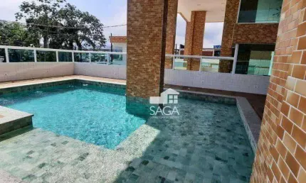 Apartamento com 2 dormitórios à venda, 69 m² por r$ 480.000,00 - vila guilhermina - praia grande/sp
