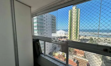 Apartamento com 3 dormitórios à venda, 128 m² por r$ 1.300.000,00 - vila guilhermina - praia grande/sp