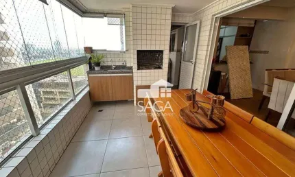Apartamento com 3 dormitórios à venda, 128 m² por R$ 1.300.000,00 - Vila Guilhermina - Praia Grande/SP