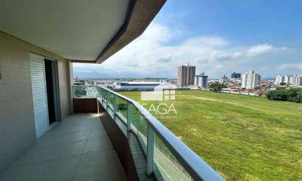 Apartamento com 3 dormitórios à venda, 101 m² por R$ 615.000,00 - Vila Guilhermina - Praia Grande/SP