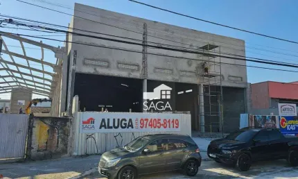 Galpão para alugar, 933 m² por r$ 40.000/mês - aviação - praia grande/sp