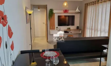 Apartamento com 1 dormitório à venda, 53 m² por r$ 420.000,00 - vila guilhermina - praia grande/sp