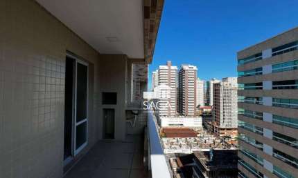 Apartamento com 3 dormitórios à venda, 81 m² por R$ 640.000 - Canto do Forte - Praia Grande/SP
