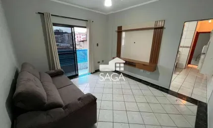 Apartamento com 1 dormitório à venda, 50 m² por R$ 275.000 - Boqueirão - Praia Grande/SP