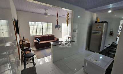 Casa com 2 dormitórios para alugar, 125 m² por R$ 4.200,00/ano - Vila Guilhermina - Praia Grande/SP