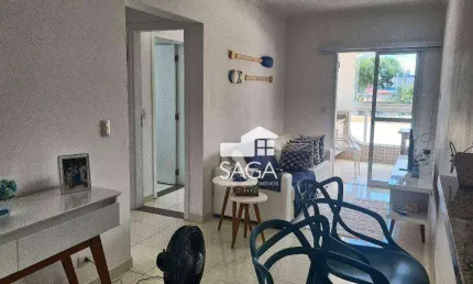 Apartamento com 2 dormitórios à venda, 65 m² por R$ 450.000 - Aviação - Praia Grande/SP
