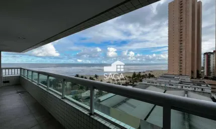 Apartamento com 3 dormitórios à venda, 140 m² por R$ 1.700.000,00 - Vila Guilhermina - Praia Grande/SP