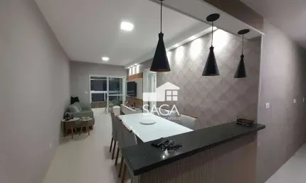 Apartamento com 2 dormitórios à venda, 74 m² por r$ 750.000,00 - boqueirão - praia grande/sp