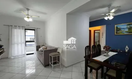 Apartamento com 2 dormitórios à venda, 78 m² por r$ 390.000,00 - vila guilhermina - praia grande/sp