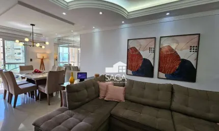 Apartamento com 3 dormitórios à venda, 127 m² por r$ 870.000,00 - vila guilhermina - praia grande/sp