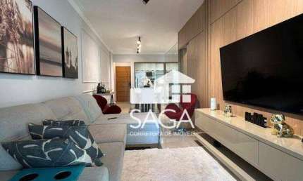Apartamento com 2 dormitórios à venda, 88 m² por R$ 620.000 - Aviação - Praia Grande/SP