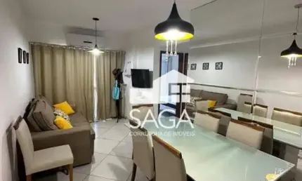 Apartamento com 2 dormitórios à venda, 55 m² por R$ 400.000,00 - Vila Assunção - Praia Grande/SP