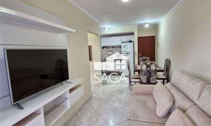 Apartamento com 1 dormitório à venda, 50 m² por r$ 355.000,00 - balneário pires - praia grande/sp