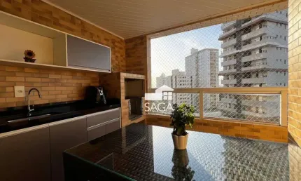Apartamento com 2 dormitórios à venda, 88 m² por R$ 650.000 - Vila Guilhermina - Praia Grande/SP