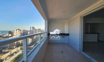 Apartamento com 2 dormitórios para alugar, 88 m² por R$ 5.000/mês - Canto do Forte - Praia Grande/SP