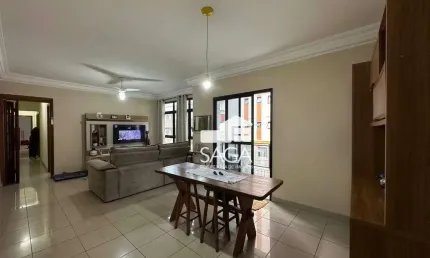 Apartamento com 2 dormitórios à venda, 93 m² por R$ 450.000 - Vila Guilhermina - Praia Grande/SP
